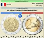 2€ COMMÉMORATIVE UNC FRANCE   (2019), Timbres & Monnaies, 2 euros, Enlèvement ou Envoi, Monnaie en vrac, France