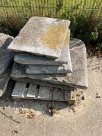 Authentieke koestal platen in blauwe hardsteen (arduin), Tuin en Terras, Zand, Ophalen, Gebruikt