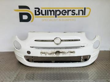 Bumper Fiat 500 Facelift 2016-2021 735619476 Voorbumper 2-B8 beschikbaar voor biedingen