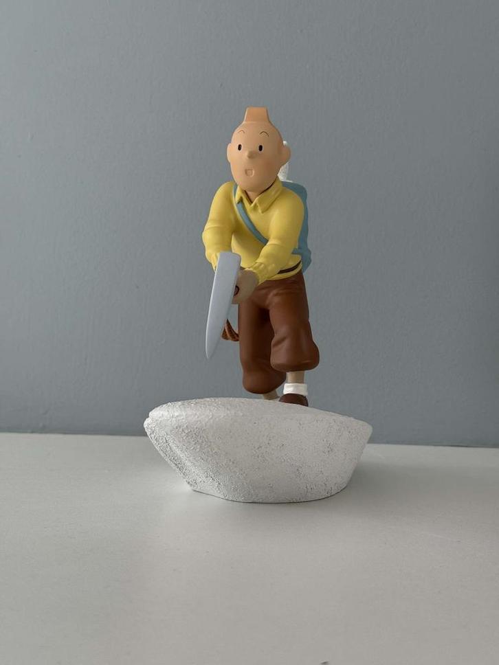 Kuifje-beklimming - Moulinsart - Leblon Delienne, Verzamelen, Stripfiguren, Zo goed als nieuw, Kuifje, Ophalen of Verzenden