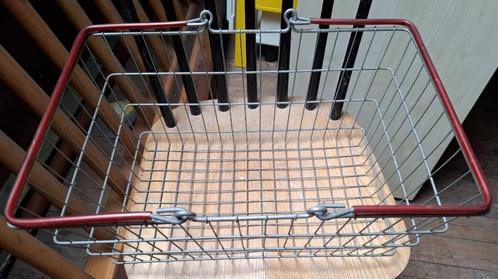 Winkelmandjes 4 stuks chroom zilver, Handtassen en Accessoires, Koffers, Gebruikt, Metaal, Minder dan 50 cm, Minder dan 35 cm