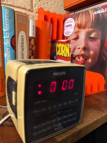 Radio réveil Vintage Philips Cube 80’s