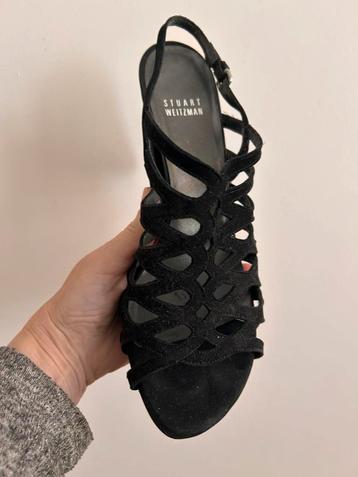 Zwarte hoge hakken Stuart Weitzman maat 38 beschikbaar voor biedingen