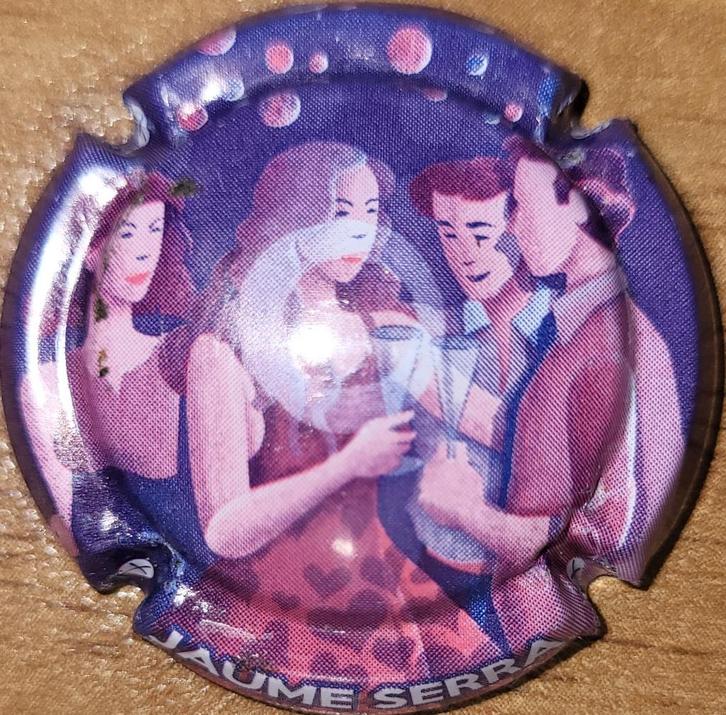 Capsule Cava d'Espagne JAUME SERRA mauve & rose nr.155055, Collections, Vins, Neuf, Autres types, Espagne, Enlèvement ou Envoi