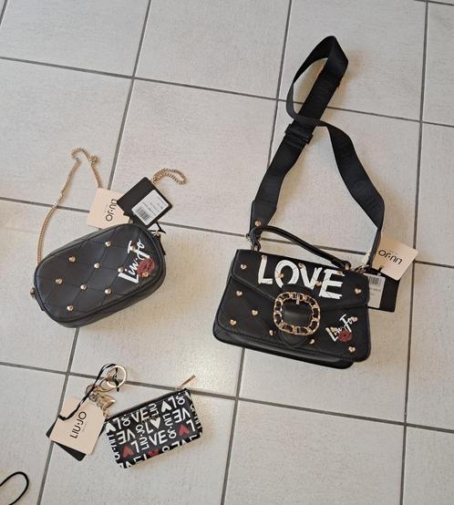 Lui-Jo handtassenset, in super staat, Handtassen en Accessoires, Tassen | Damestassen, Zo goed als nieuw, Handtas, Zwart, Ophalen of Verzenden