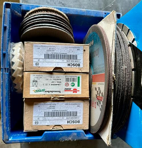 Lot slijp/diamant/afkort/polier slijpschijven.230/125mm, Doe-het-zelf en Bouw, Metalen, Zo goed als nieuw, Ophalen