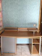 Bureau hout (veel opslag ruimte) 75€(studenten), Huis en Inrichting, Bureaus, Ophalen, Bureau