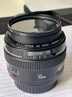Canon EF 50mm f/1.4 USM, Audio, Tv en Foto, Ophalen of Verzenden, Zo goed als nieuw