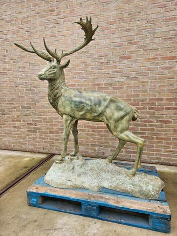 BRONZEN GROOT MOOI HERT KOOPJE BRENGT SFEER IN UW TUIN!! beschikbaar voor biedingen