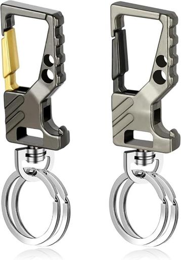 Metalen autosleutelhanger x 2 | Duurzaam en stijlvol 🔑🚗 beschikbaar voor biedingen