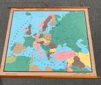 Oude Dossray schoolkaart Europa staatkundig op linnen, Enlèvement