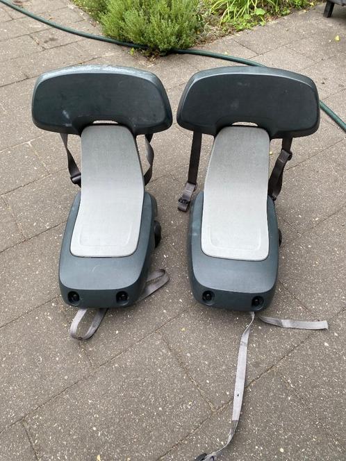 Fietsstoeltje achterop polisport guppy junior, Fietsen en Brommers, Fietsaccessoires | Fietsstoeltjes, Gebruikt, Achterzitje, Voetsteuntjes