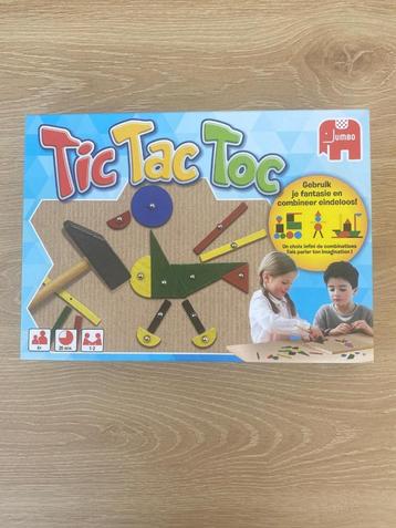 Jumbo Tic Tac Toc spel - bouw zelf figuren, Enlèvement ou Envoi, Comme neuf, Construction