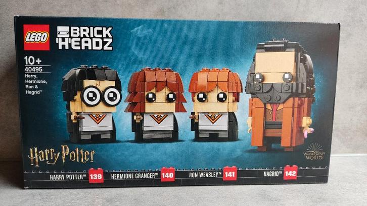 lego brickheadz 40495 harry potter, hermelien, ron en hagrid, Enfants & Bébés, Jouets | Duplo & Lego, Neuf, Lego, Ensemble complet