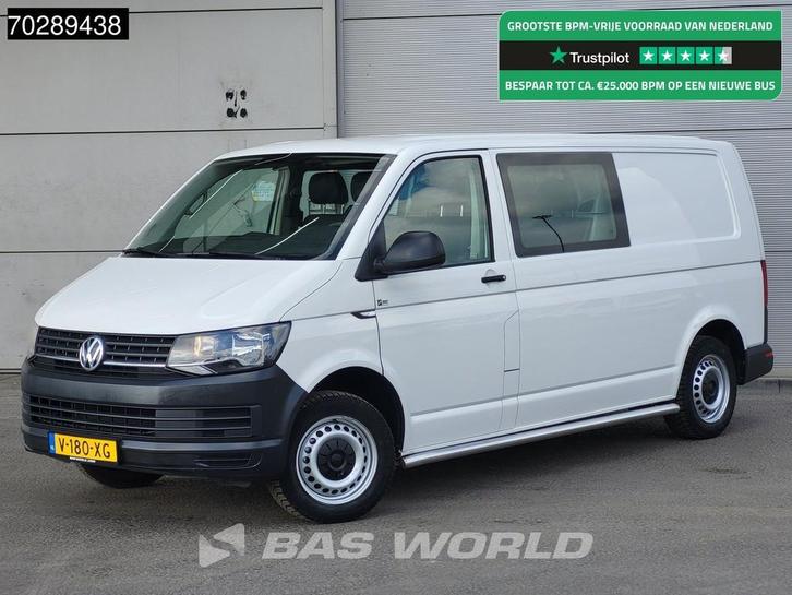 Volkswagen Transporter Dubbel Cabine L2H1 Airco Cruise APK 0, Auto's, Bestelwagens en Lichte vracht, Bedrijf, Te koop, Airconditioning