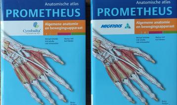 PROMETHEUS ANATOMISCHE ATLAS DEEL 1 EN DEEL 2, Enlèvement, Comme neuf, Enseignement supérieur, Diverse auteurs