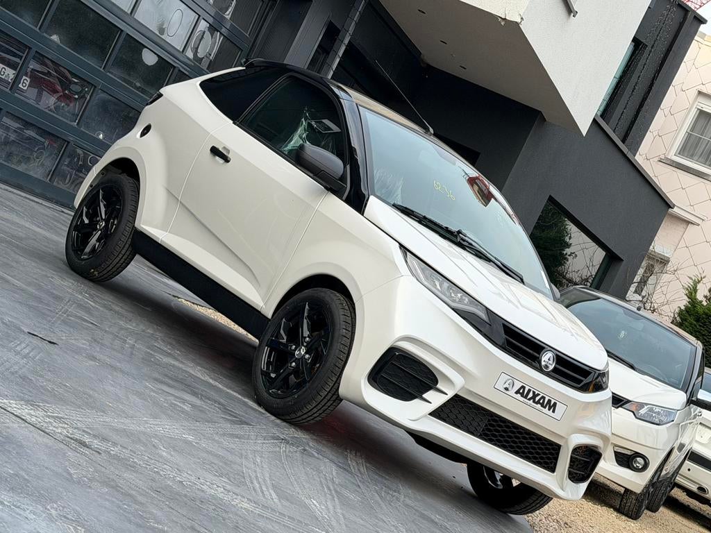 Nieuwe Aixam Coupe sport, Auto's, Aixam, Bedrijf, Te koop, Diesel, Automaat, Wit, Leder, Voorwielaandrijving, Verlengde garantie