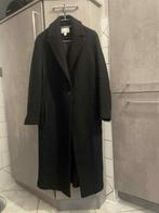 H&M zwarte lange jas S, Kleding | Dames, Jassen | Winter, H&M, Zwart, Ophalen of Verzenden, Maat 36 (S)
