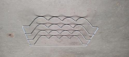 inox flessenrek, Huis en Inrichting, Woonaccessoires | Wijnrekken, Zo goed als nieuw, Ophalen