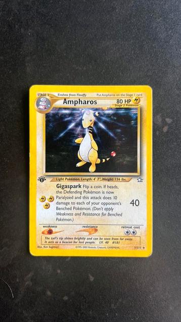Ampharos HOLO 1st Edition Neo Genesis 1/111 beschikbaar voor biedingen