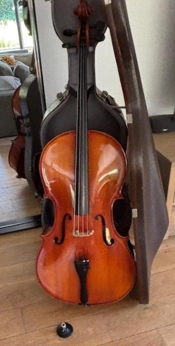 Cello Georg Hellmer – Stradivarius model – incl. koffer  beschikbaar voor biedingen