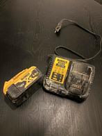 Lader + batterij dewalt, Doe-het-zelf en Bouw, Ophalen of Verzenden