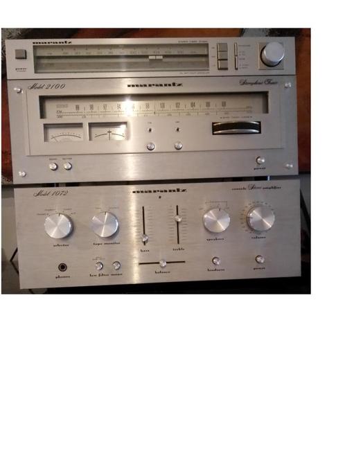 Vintage Marantz versterker + 2 Marantz receivers, TV, Hi-fi & Vidéo, Appareils professionnels, Utilisé, Audio, Enlèvement