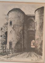 Litho Albert Goethals gesigneerd, Antiek en Kunst, Ophalen of Verzenden
