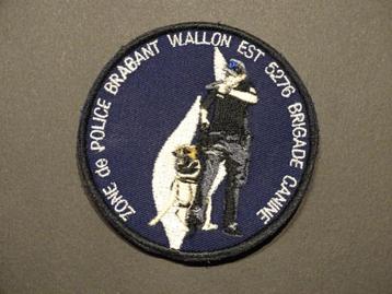 écusson police politie canine k9 patch badge, Collections, Enlèvement ou Envoi, Autres, Emblème ou Badge