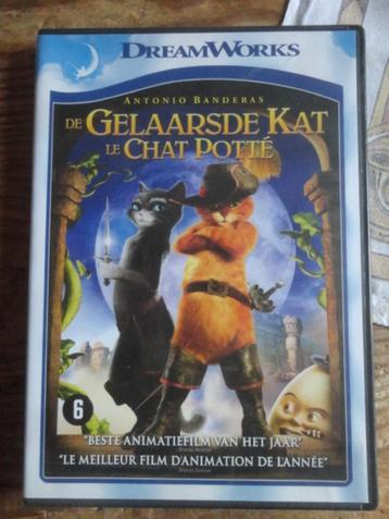 dvd De Gelaarsde kat beschikbaar voor biedingen