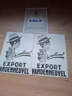 Export vandenheuvel ekla Brussel affic, Verzamelen, Biermerken, Ophalen of Verzenden, Zo goed als nieuw