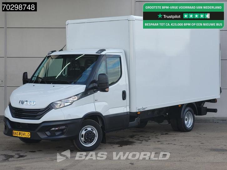 Iveco Daily 35C16 Laadklep Dubbellucht Bakwagen 160PK Airco, Auto's, Bestelwagens en Lichte vracht, Bedrijf, Te koop, Airconditioning
