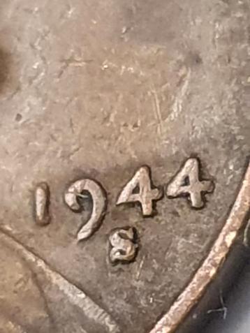 ONE CENT Lincoln 1944S of S/D???? beschikbaar voor biedingen