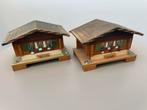 Zwitsers chalet-muziekdoos (vintage) '50 / '60 (2 stuks), Ophalen of Verzenden