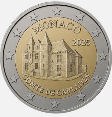 320 EURO ONMIDDELLIJKE AANKOOP! 2 EURO MONACO 2025 VOORVERKO beschikbaar voor biedingen