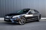 Mercedes C200i automaat /Facelift, Pano, LED, Cam, Carplay, 4 cilinders, Zwart, Leder, Bedrijf