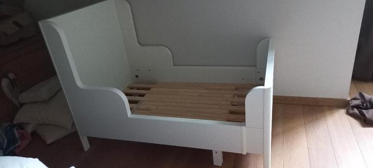 Meegroei bed kind IKEA Busunge, Kinderen en Baby's, Kinderkamer | Bedden, Zo goed als nieuw, Minder dan 140 cm, 85 tot 100 cm