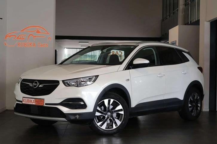 Opel Grandland X 1.2 Turbo Aut Navi Cam DodeH LijnA KeyLess, Autos, Opel, Entreprise, Achat, Grandland X, Caméra de recul, Airbags