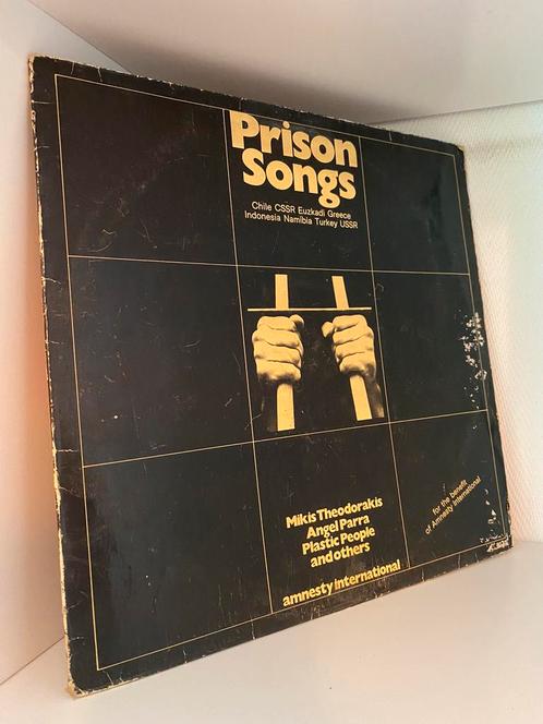Prison Songs (For The Benefit Of Amnesty International) 🇩🇪, CD & DVD, Vinyles | Rock, Utilisé, 12 pouces, Enlèvement ou Envoi