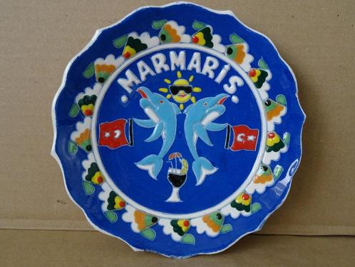 Wandbord Turkije wandbord wandschaal Marmaris Turkije 2001, Antiek en Kunst, Curiosa en Brocante, Ophalen of Verzenden