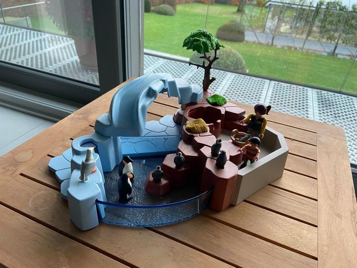 Playmobil – Zoo IJsscène met Pinguïns (Ref. 4013), Kinderen en Baby's, Speelgoed | Playmobil, Zo goed als nieuw, Complete set