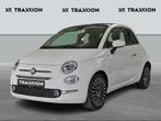 Fiat 500 Boretti 1.2i 69pk GPS | Carplay | PDC | Pano, Auto's, USB, Wit, Grijs, 122 g/km