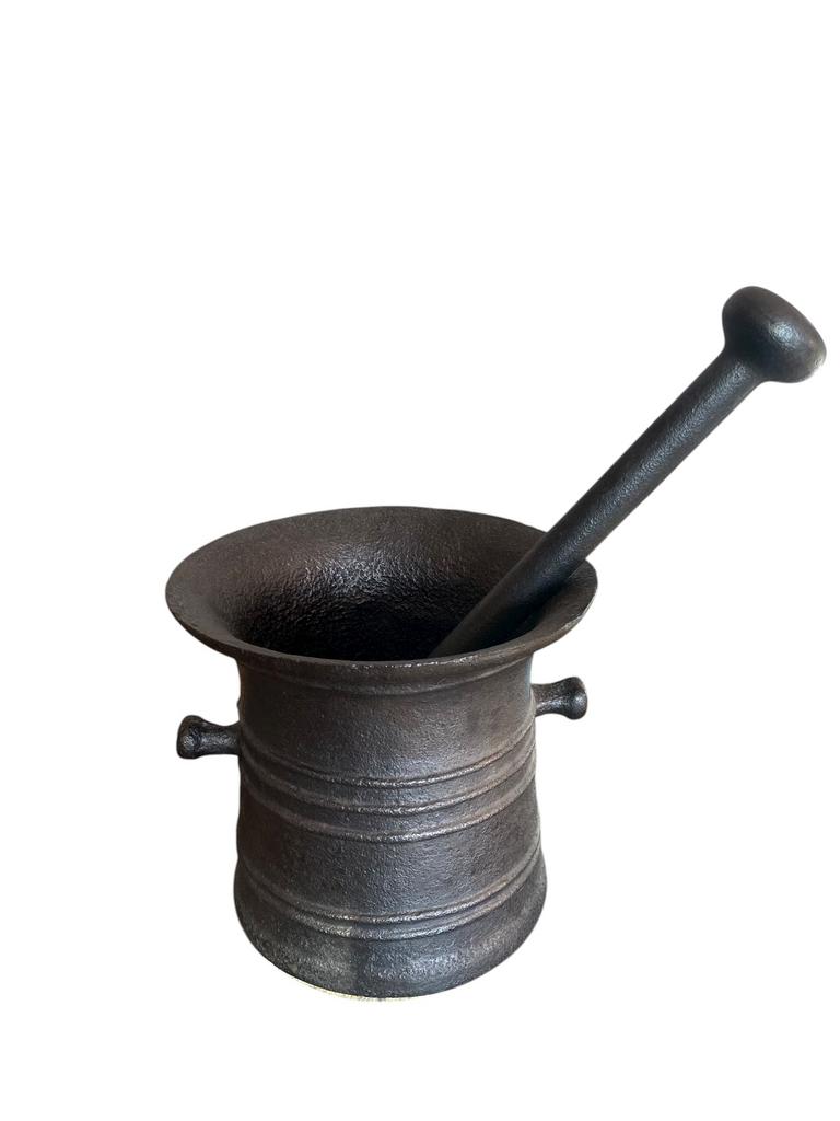 Grand mortier., Enlèvement, Bronze