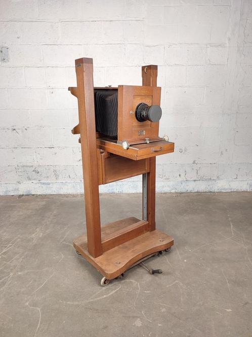 Grote houten camera 1930's, Antiek en Kunst, Antiek | Overige Antiek, Ophalen