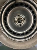 Pneus Michelin Hiver et jantes acier x 2 Corsa IV, Auto-onderdelen, Banden en Velgen, Ophalen, Gebruikt, 15 inch, Band(en)