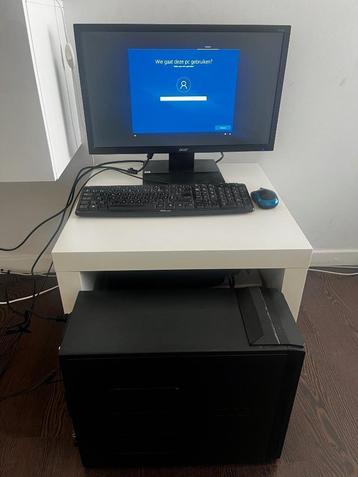 Acer Veriton met Samsung 870 EVO 500GB + Acer Monitor, Ophalen, Met monitor, Zo goed als nieuw, HDD