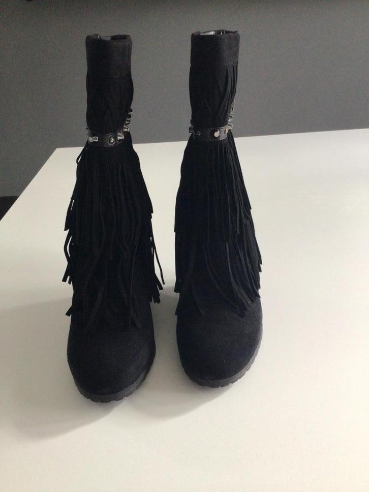 Laarzen dames zwart Guess 39, Kleding | Dames, Schoenen, Zo goed als nieuw, Zwart, Verzenden