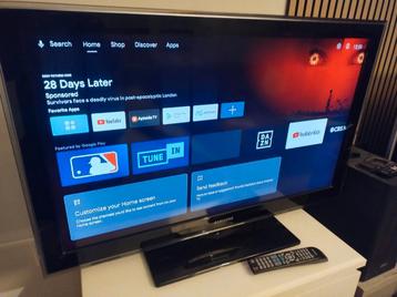 Samsung 42" met android box Smart TV 