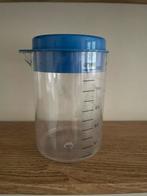 Plastic maatbeker 0,5l met deksel, Ophalen of Verzenden, Nieuw, Blauw, Beker of Kan