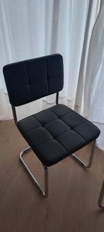 Buisframe stoelen - 4 stuks - zwart, Ophalen, Zwart, Vier